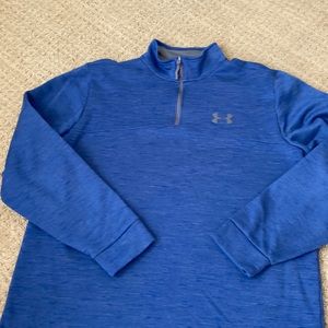 Under Armour blue heathered quarter zip